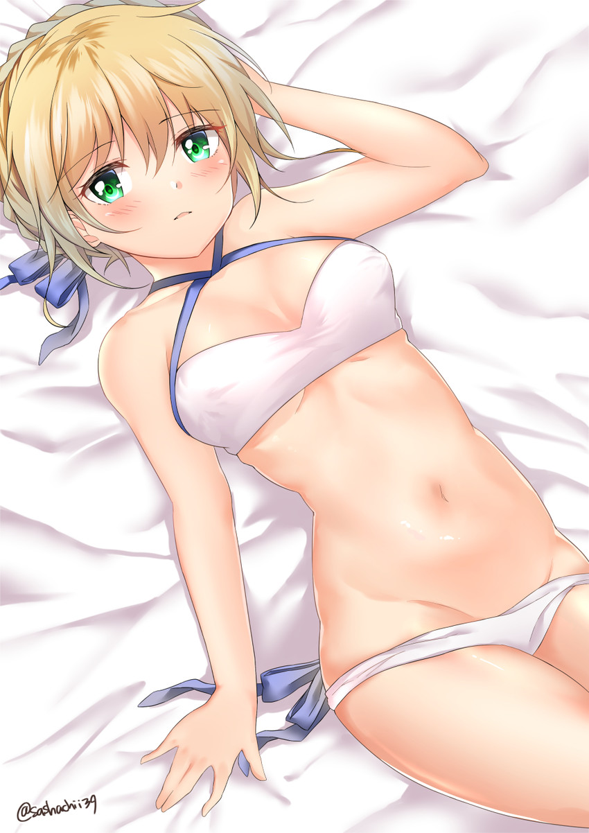artoria pendragon (fate and 2 more) drawn by sasha_chii