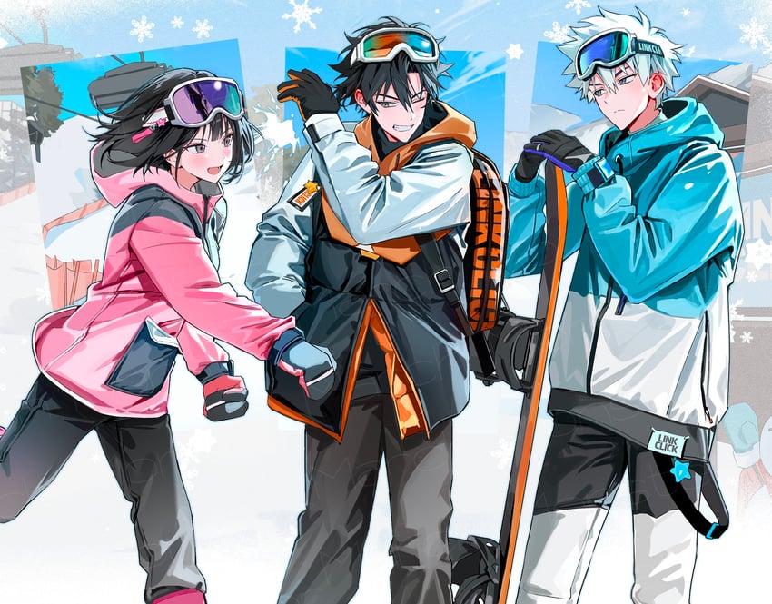 cheng xiaoshi, lu guang, and qiao ling (shiguang dailiren) drawn by keki_chogyegi