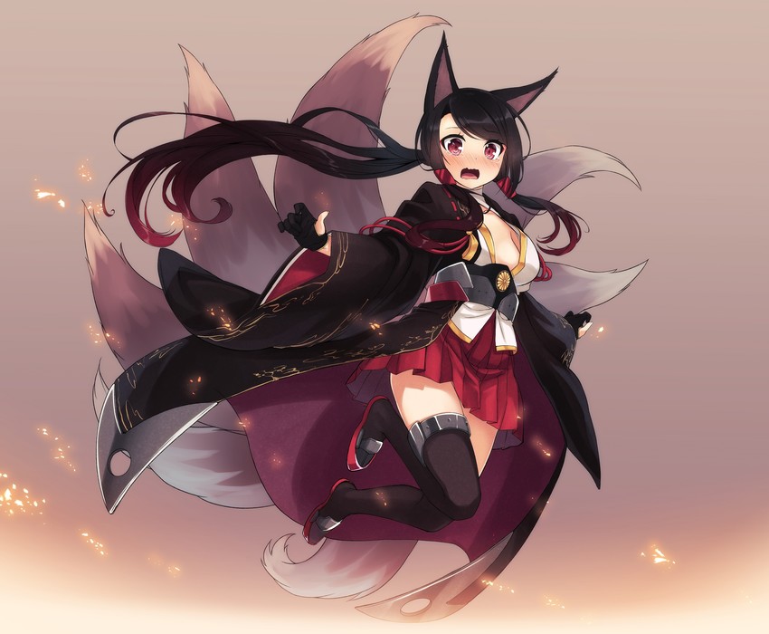 akagi and setsuna (original and 1 more) drawn by zero_(miraichizu)