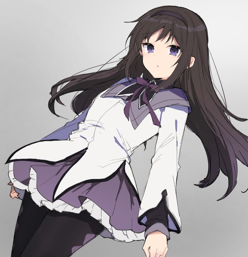 akemi homura (mahou shoujo madoka magica) drawn by ikeuchi_tanuma