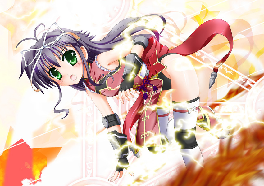 rio wezley (lyrical nanoha and 1 more) drawn by flipper