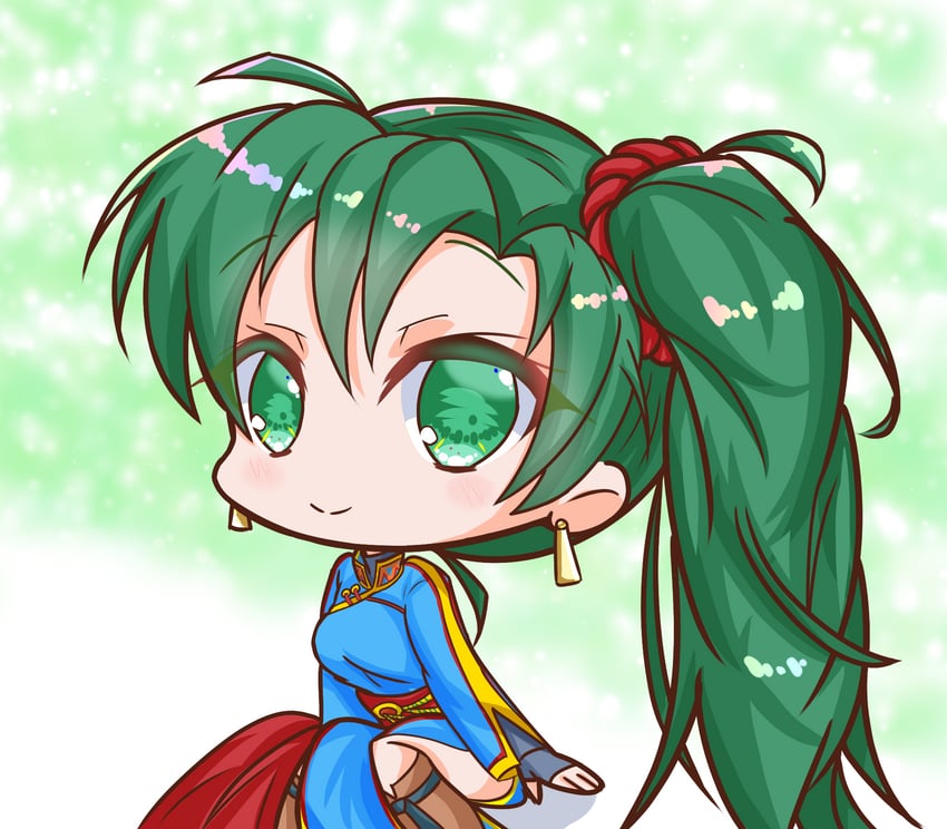 lyn (fire emblem and 1 more) drawn by griffonmask11