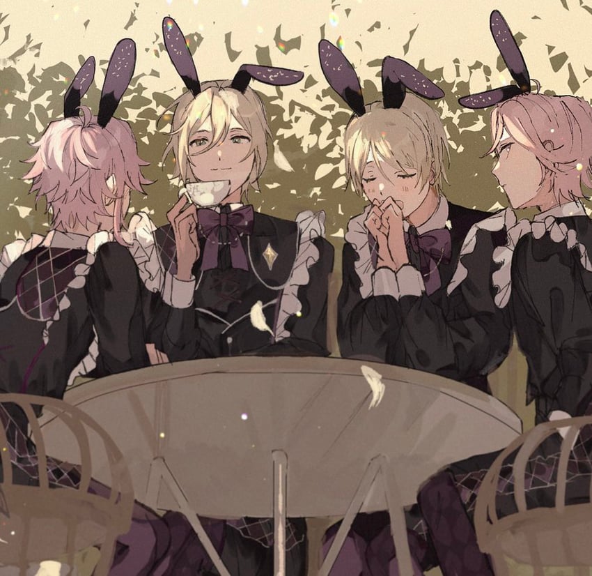 himemiya tori, tenshouin eichi, shiratori aira, and oukawa kohaku (ensemble stars!) drawn by 22kolink