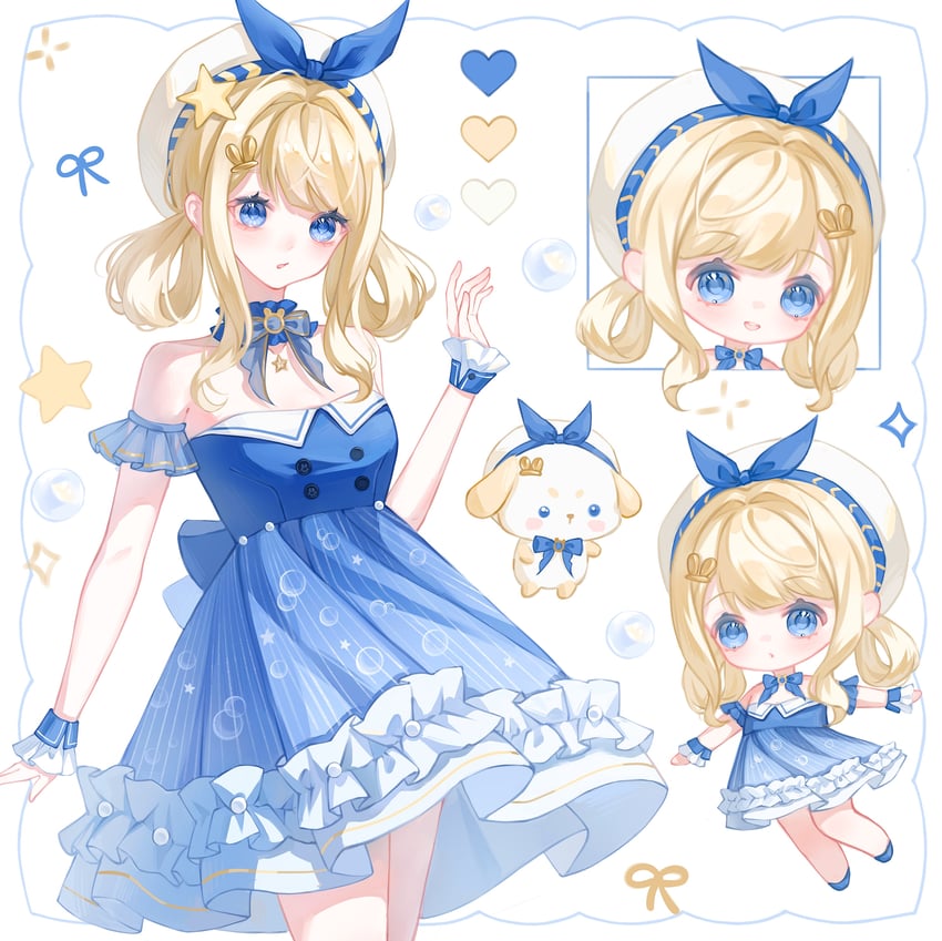 bubbly voyage (nikki and 1 more) drawn by meiwei_tiantian_hua_niang