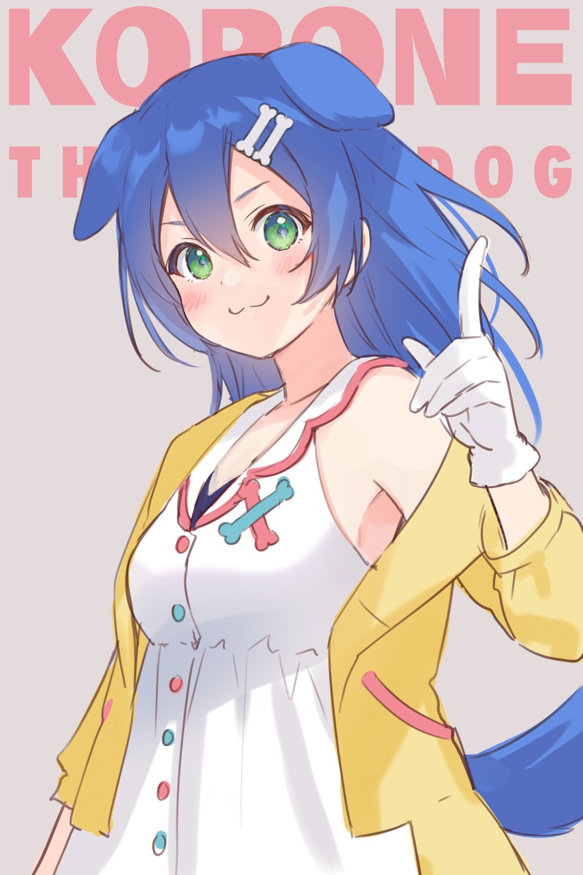 inugami korone and sonic the hedgehog (hololive and 1 more) drawn by fukahire_(ruinon)