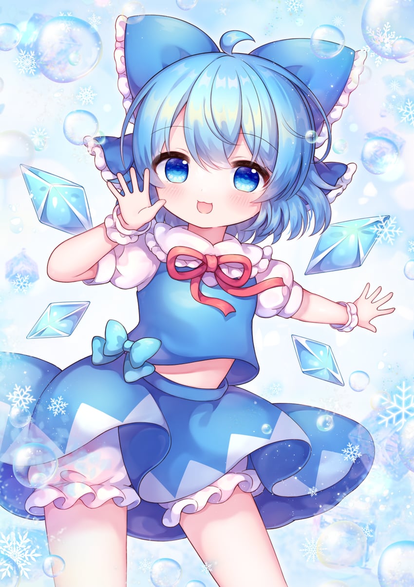 cirno (touhou and 1 more) drawn by coa_(chroo_x)