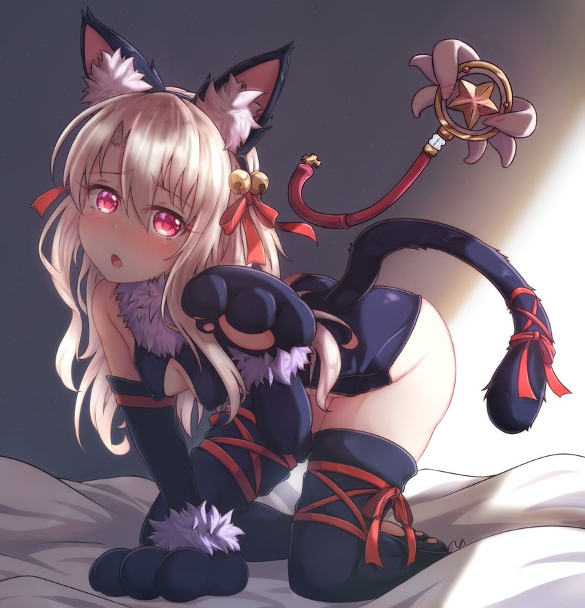 illyasviel von einzbern and magical ruby (fate and 1 more) drawn by zongren