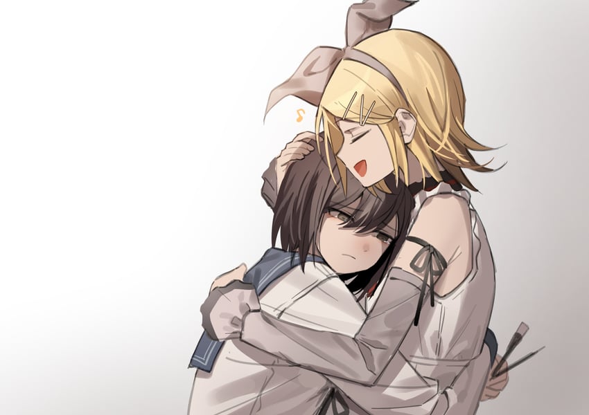 kagamine rin, shinonome ena, and 25-ji rin (vocaloid and 1 more) drawn by namgic