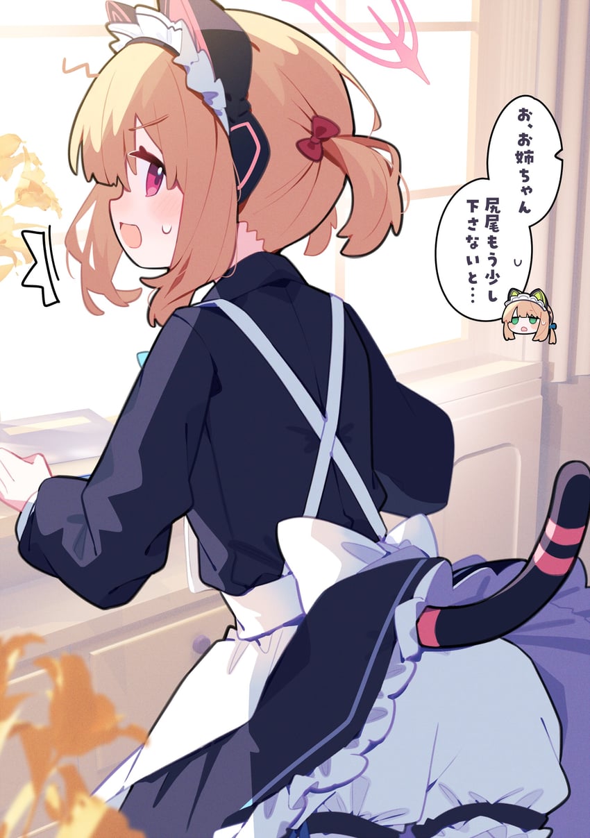 momoi and midori (blue archive) drawn by pekeko_(pepekekeko)