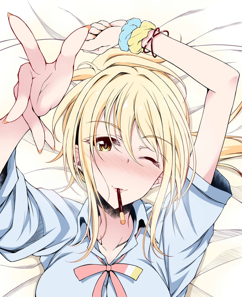 miyashita ai (love live! and 1 more) drawn by fukunaga_yukito