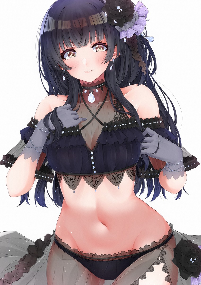 mayuzumi fuyuko (idolmaster and 1 more) drawn by tutinako