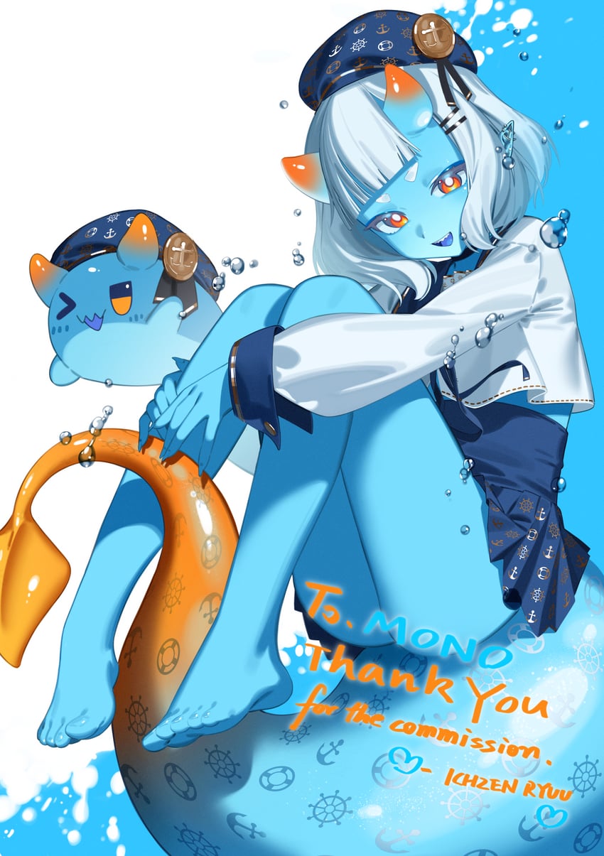 sea angel (original) drawn by ryuuforkaf