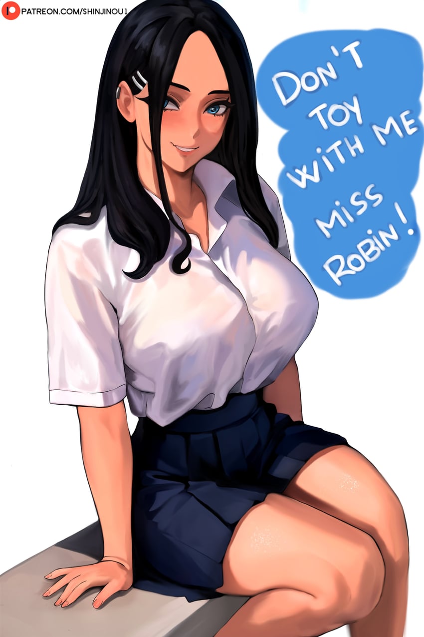 nico robin and nagatoro hayase (one piece and 1 more) drawn by lady_shin
