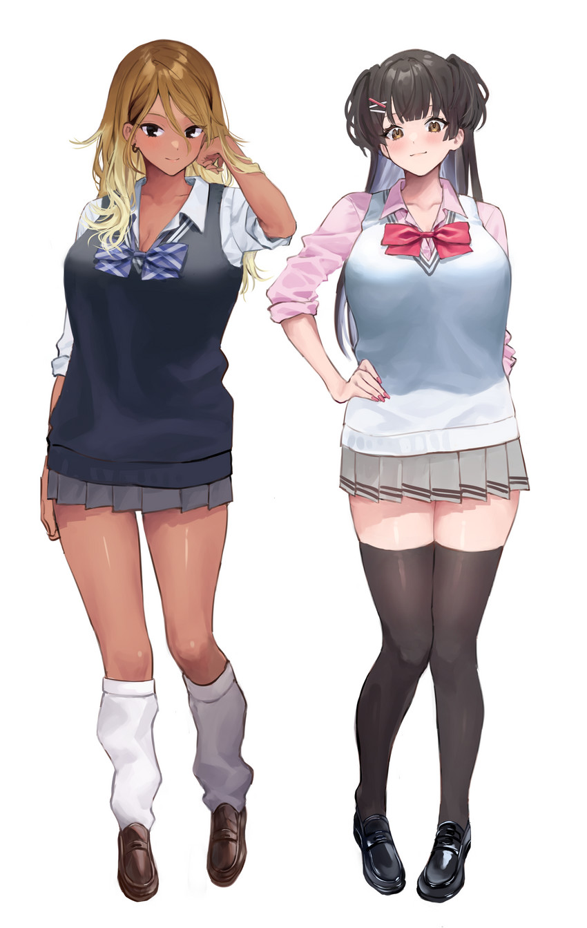 mayuzumi fuyuko and izumi mei (idolmaster and 1 more) drawn by seinarazu