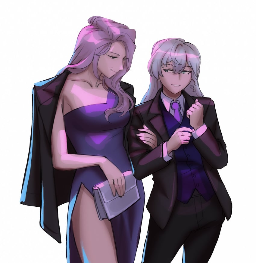 robin and jade (honkai and 1 more) drawn by vulpusraven