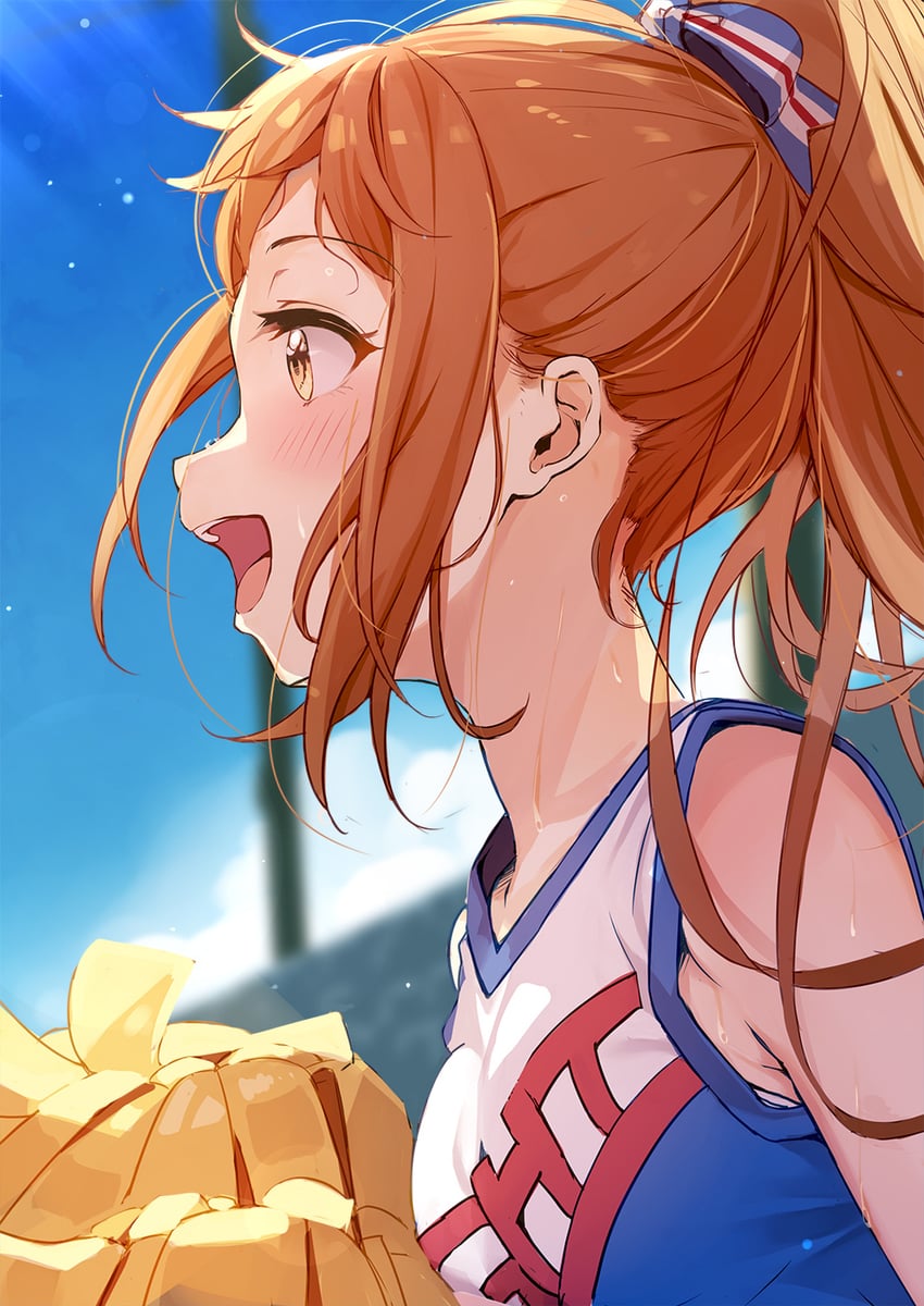 wakabayashi tomoka (idolmaster and 2 more) drawn by nira_(vira)