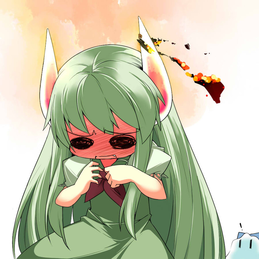 cirno, kamishirasawa keine, and ex-keine (touhou) drawn by kokka_han