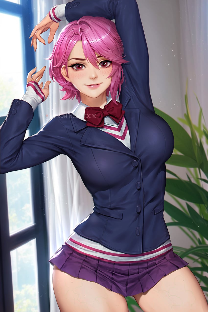 shiratori aira (dandadan) drawn by neoartcore