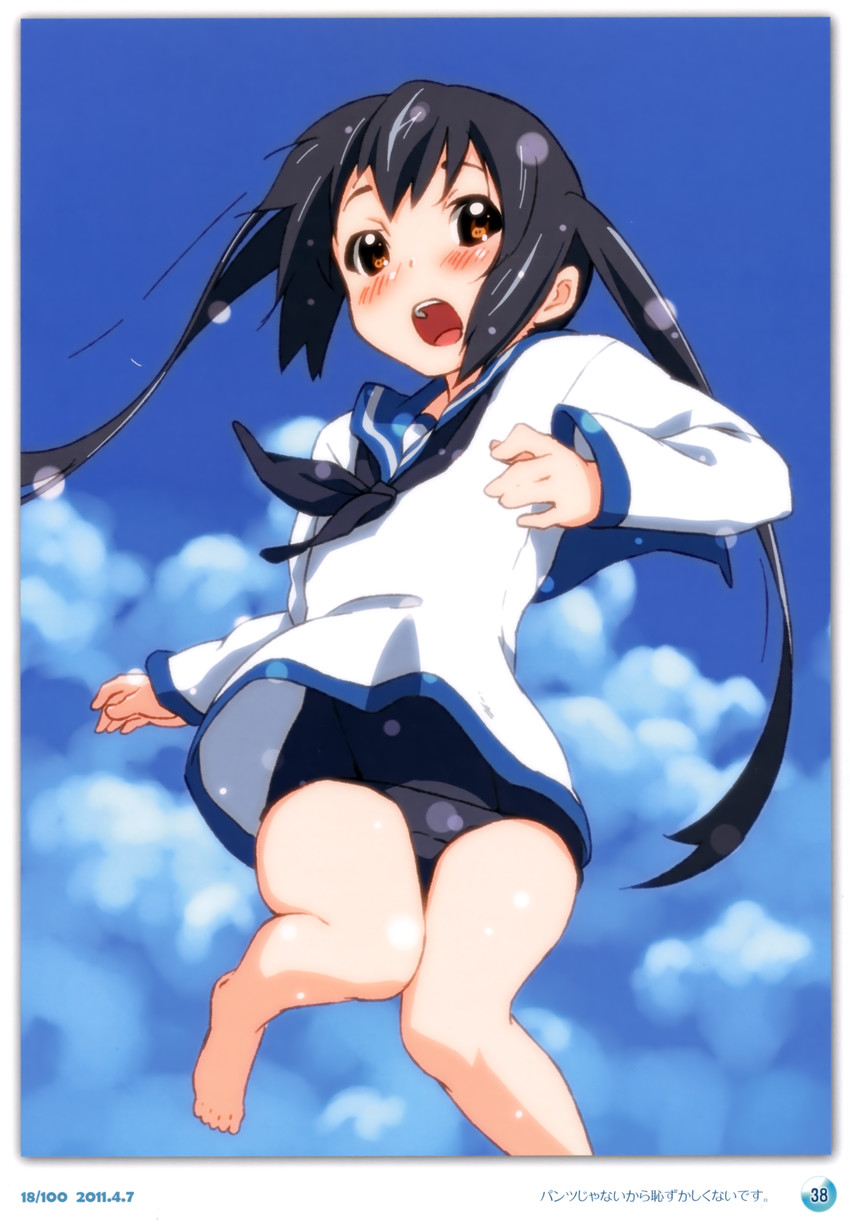 nakano azusa and miyafuji yoshika (k-on! and 2 more) drawn by errant