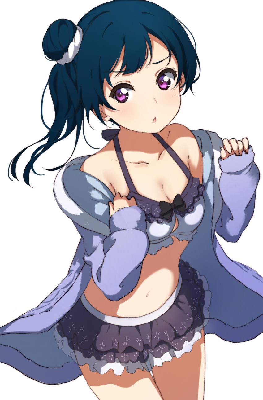 tsushima yoshiko (love live! and 1 more) drawn by icehotmilktea
