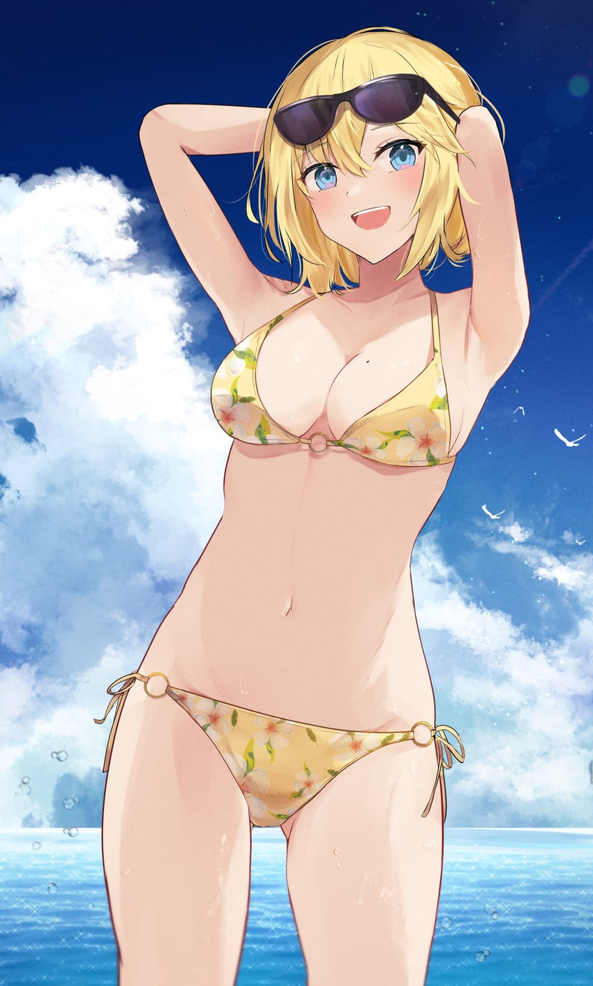 watson amelia (hololive and 1 more) drawn by shuuzo3