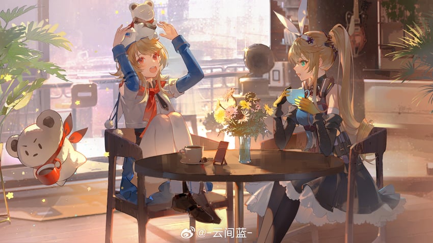 nagant revolver, sharkry, and nagant (girls' frontline and 1 more) drawn by zhanzhan_lan