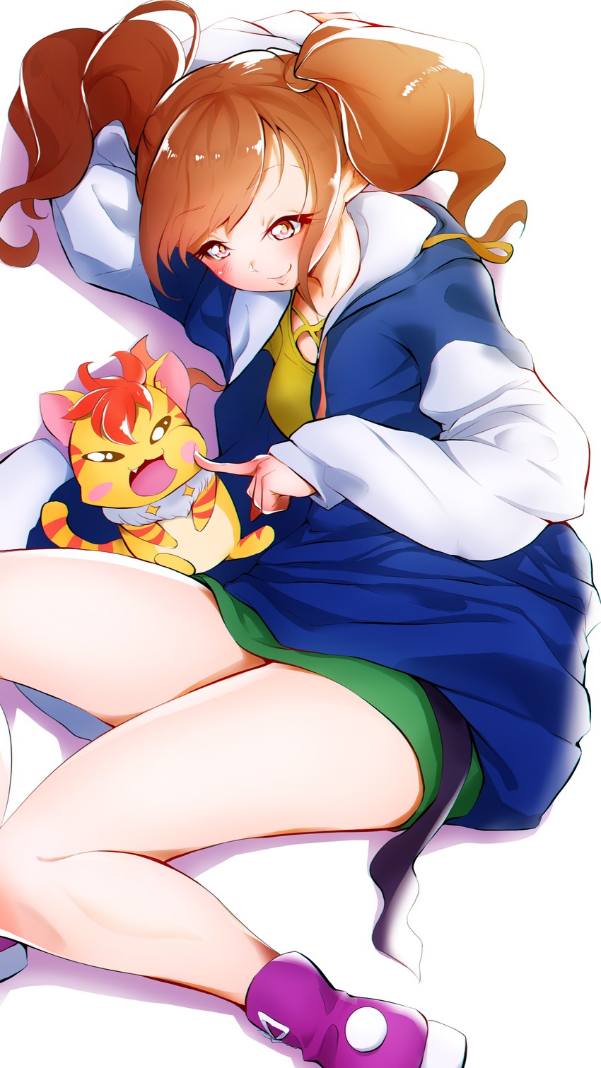 hiramitsu hinata and nyatoran (precure and 1 more) drawn by rikito1087