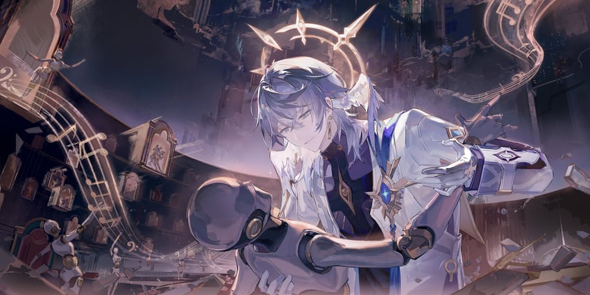 sunday (honkai and 1 more) drawn by qingming_tiaohetu