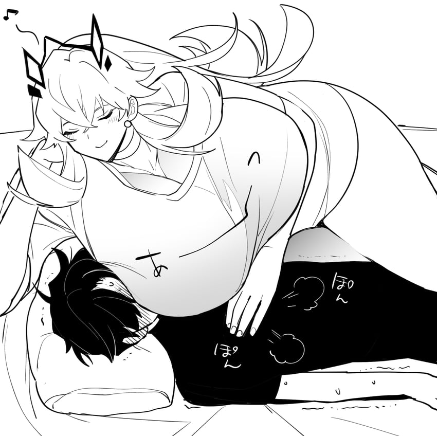 fujimaru ritsuka and barghest (fate and 1 more) drawn by makuro