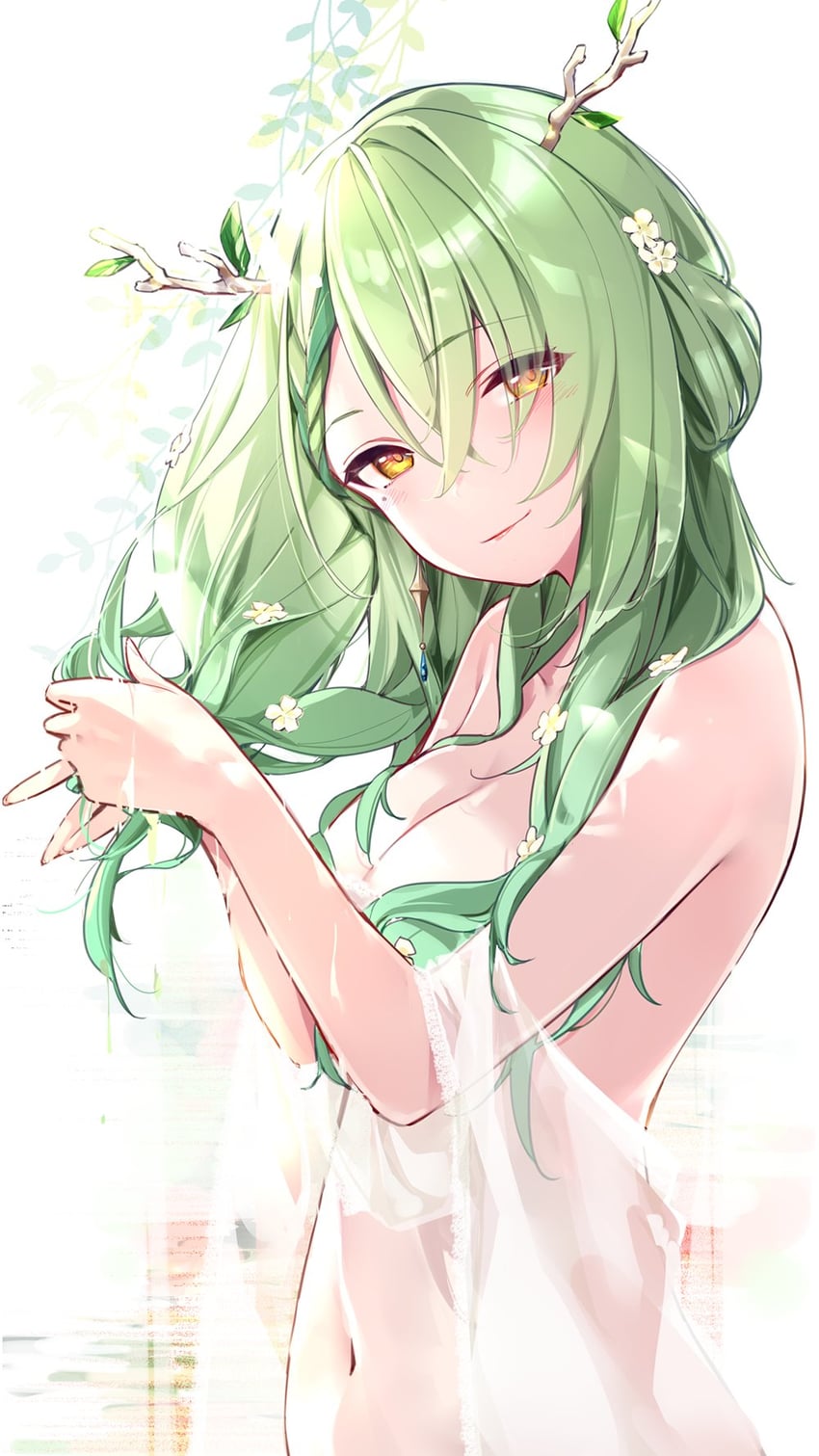 ceres fauna (hololive and 1 more) drawn by yuyaiyaui