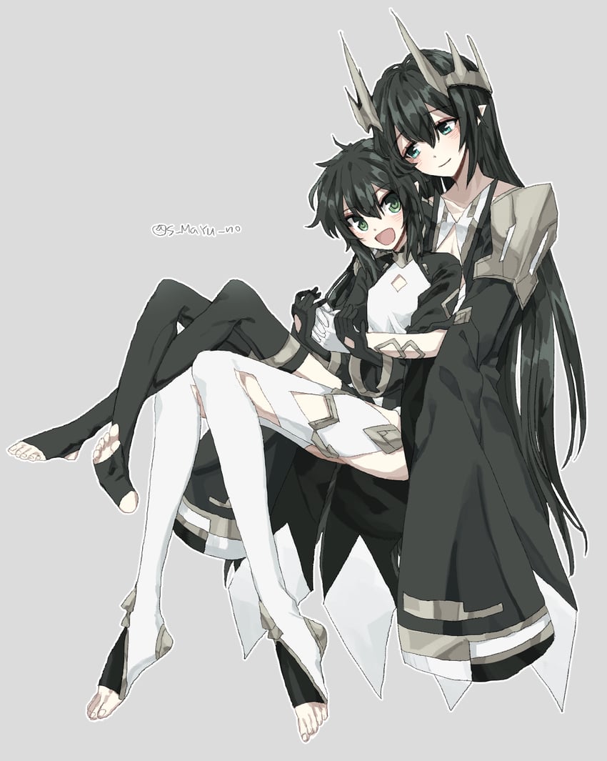laphlaes selkena and nine (lord of heroes) drawn by koyashaka