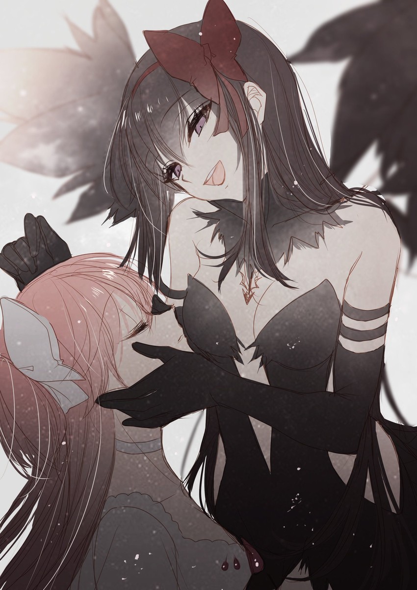 akemi homura, kaname madoka, ultimate madoka, and akuma homura (mahou shoujo madoka magica and 1 more) drawn by misteor