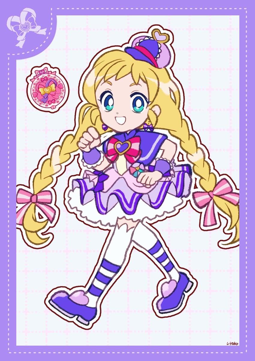 inukai iroha and cure friendy (precure and 1 more) drawn by uwded_207