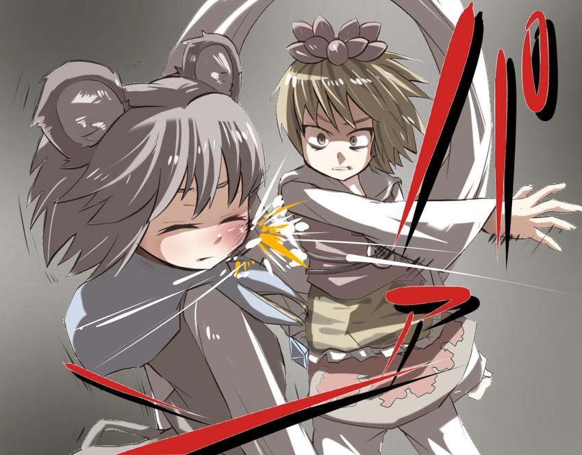 nazrin and toramaru shou (touhou) drawn by gaoo_(frpjx283)
