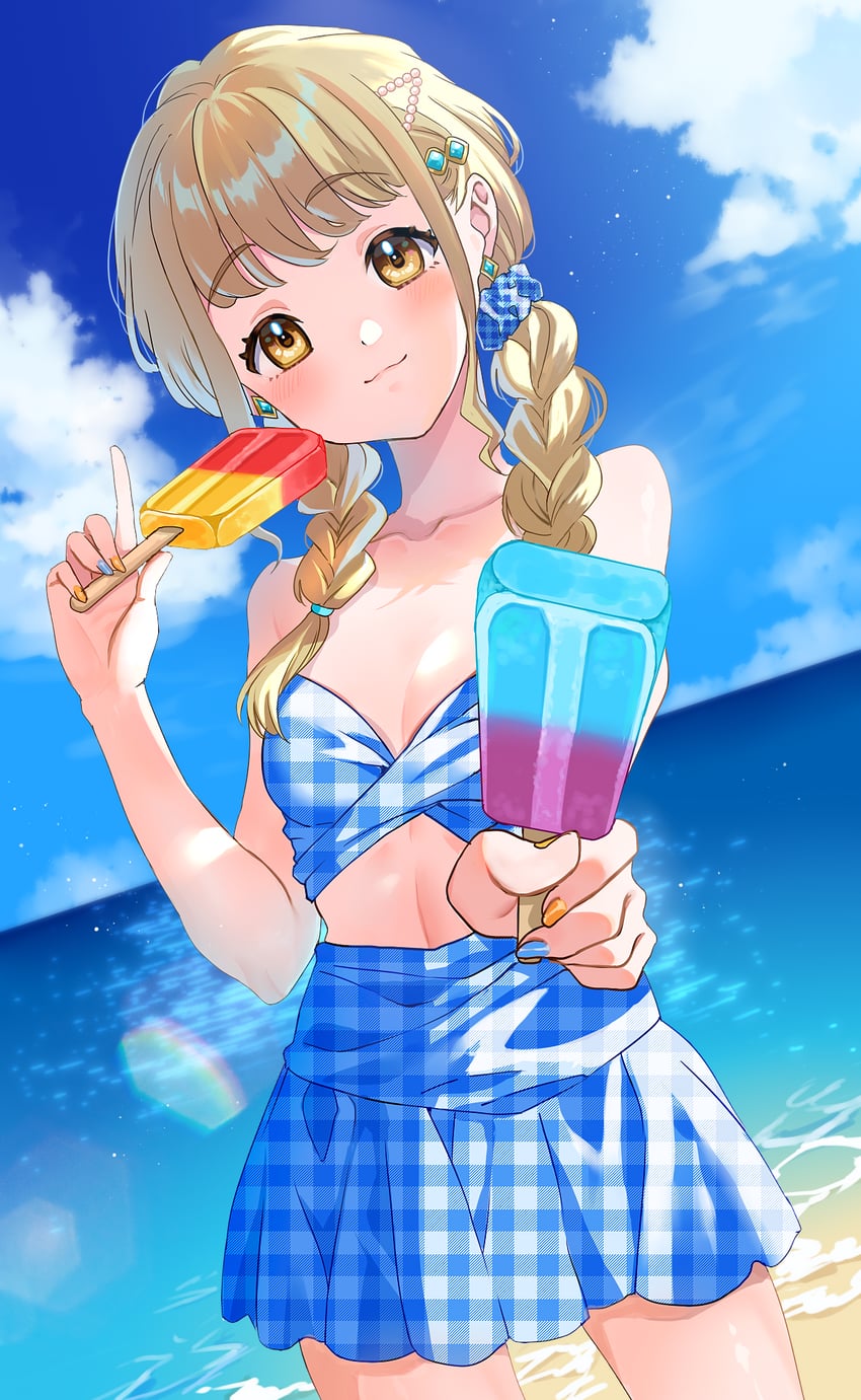 fujita kotone (idolmaster and 1 more) drawn by okurarebito
