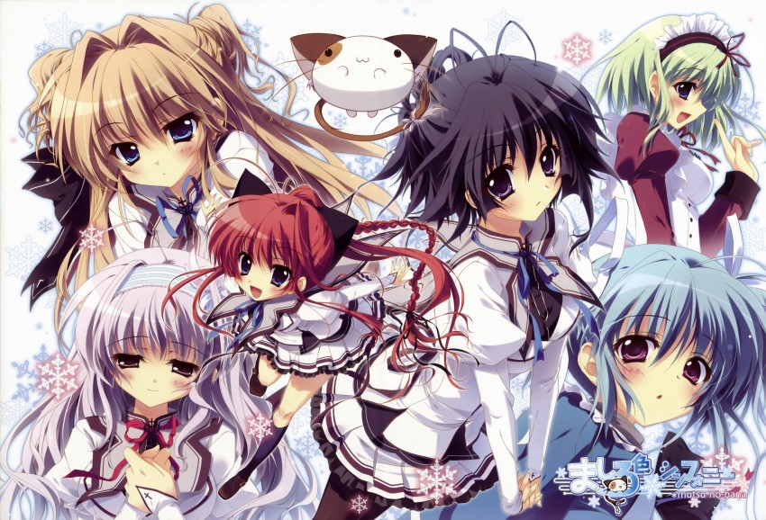 inui sana, sena airi, pan-nya, amaha miu, uryuu sakuno, and 2 more (mashiroiro symphony) drawn by izumi_tsubasu