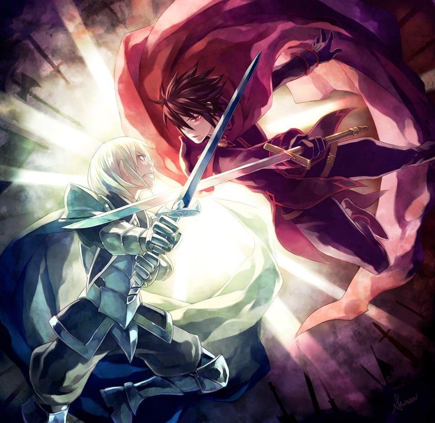 lucas and emanuel (pixiv fantasia and 1 more) drawn by minami_seira