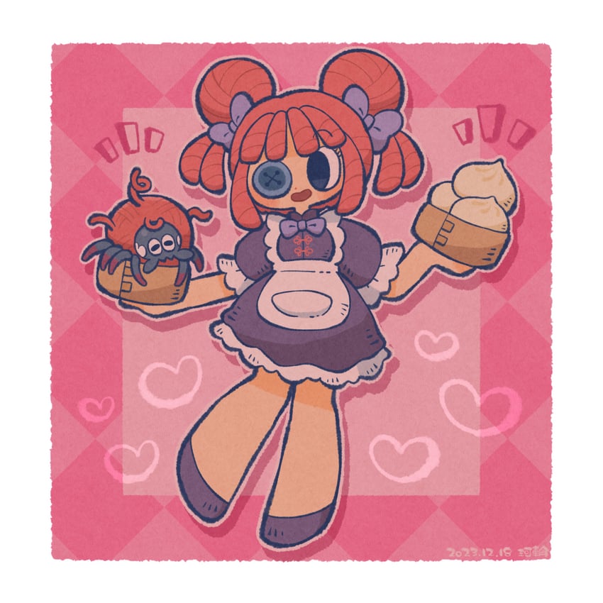 ragatha and tarountula (pokemon and 1 more) drawn by karin_(100100)
