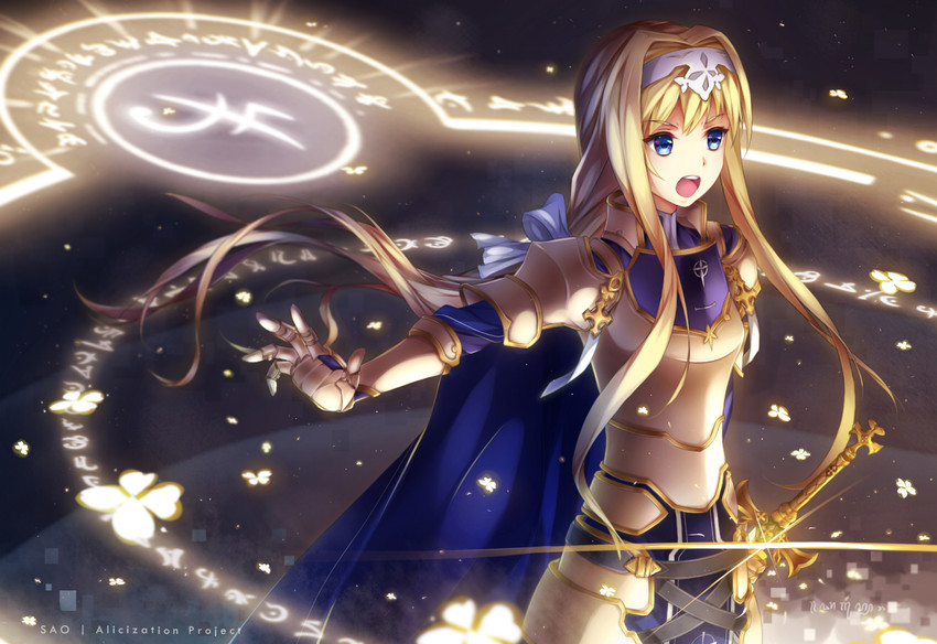 alice zuberg (sword art online and 1 more) drawn by dmith