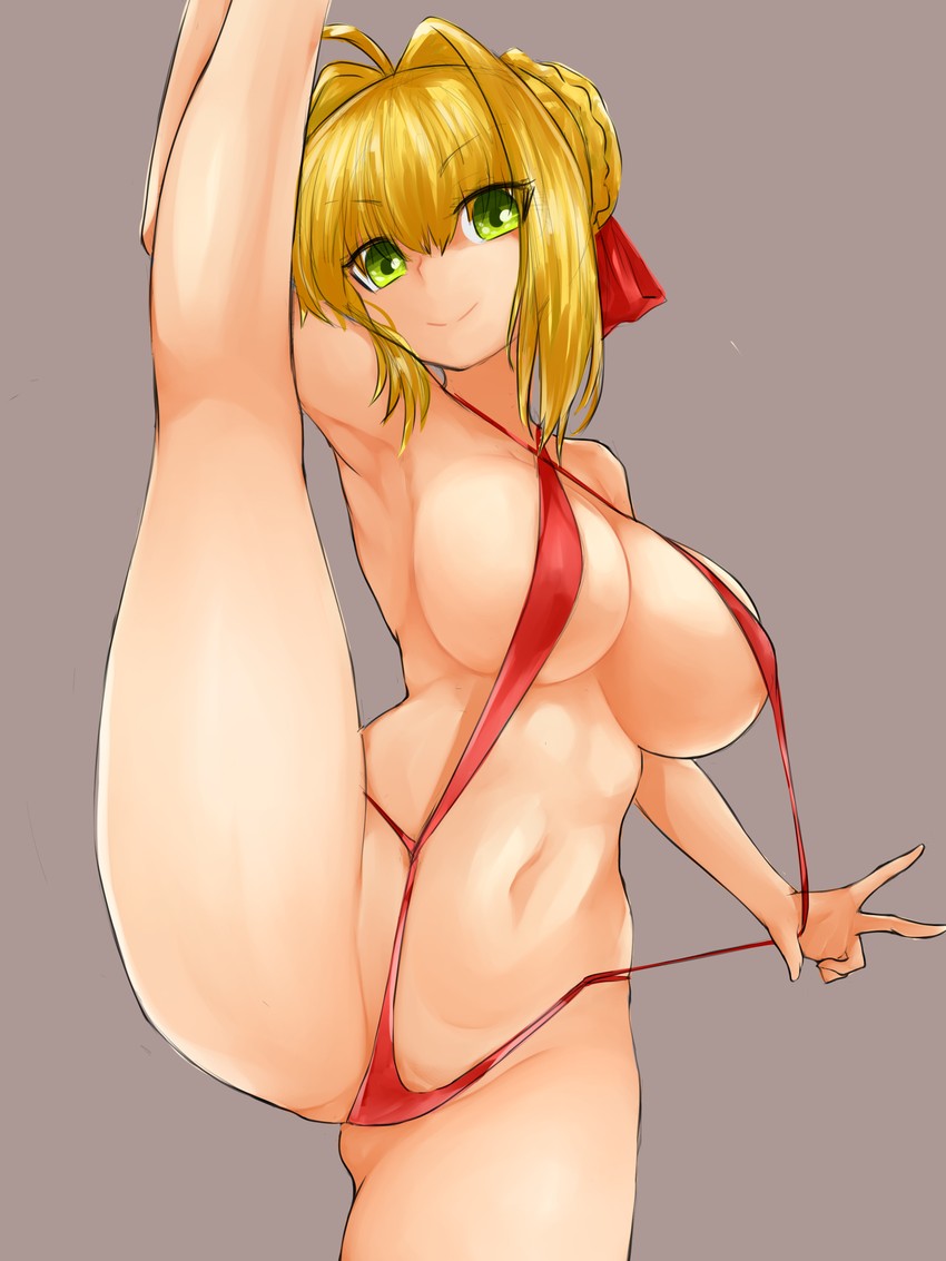 nero claudius (fate and 2 more) drawn by steamingtofu