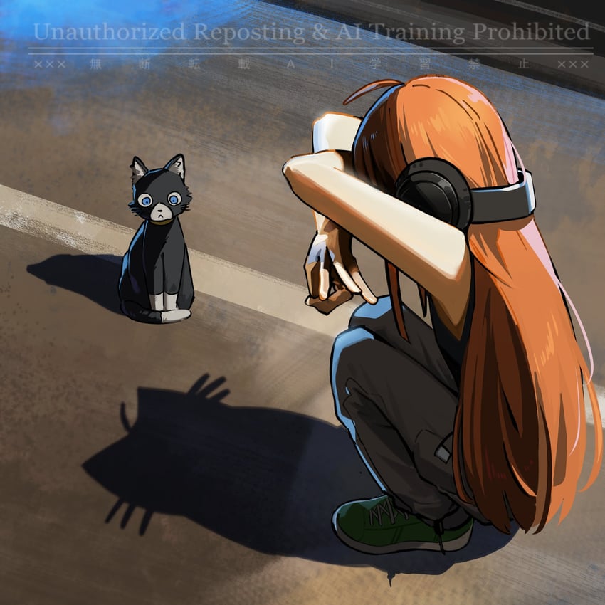sakura futaba and morgana (persona and 1 more) drawn by ore_iuse