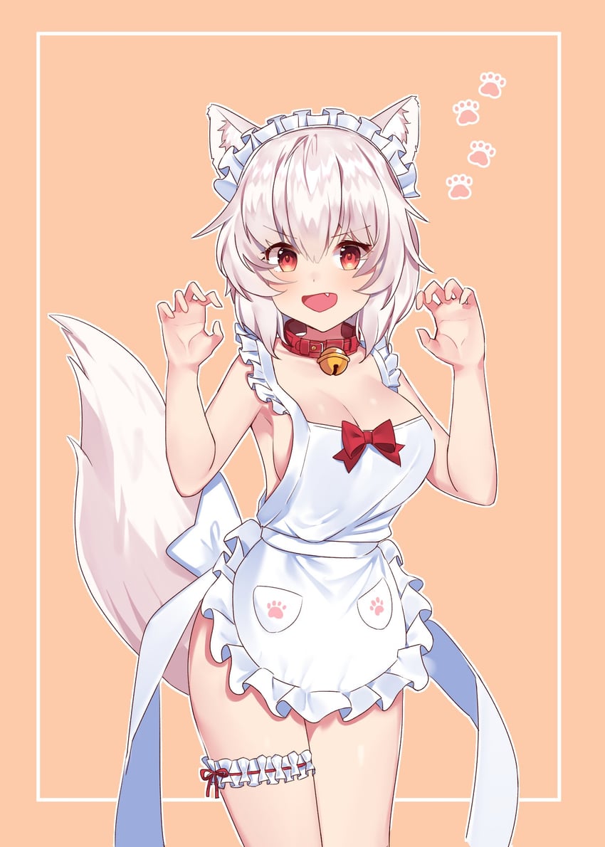 inubashiri momiji, tamamo, and tamamo cat (touhou and 2 more) drawn by mashilemo