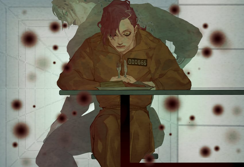 diavolo and vinegar doppio (jojo no kimyou na bouken and 1 more) drawn by dankelv5