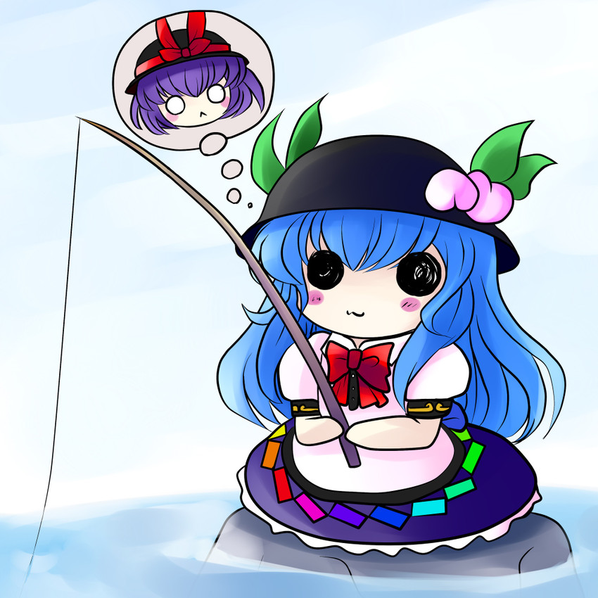 hinanawi tenshi and nagae iku (touhou) drawn by yume_shokunin
