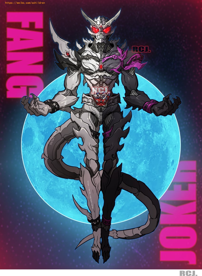kamen rider double (kamen rider and 1 more) drawn by rcj