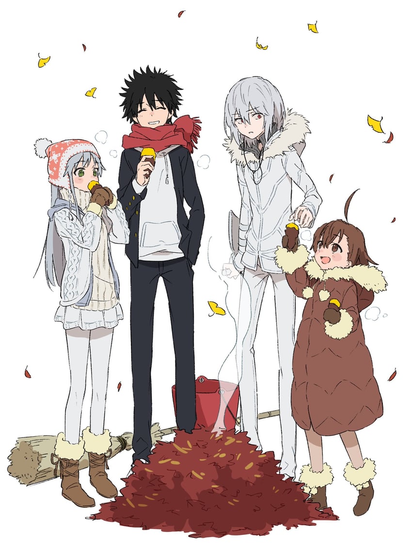 kamijou touma, accelerator, index, and last order (toaru majutsu no index) drawn by teruya_(6w6y)