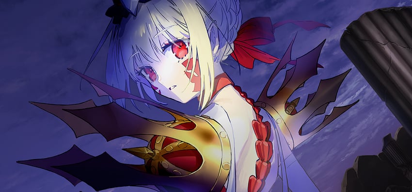 nero claudius and queen draco (fate and 1 more) drawn by wada_arco