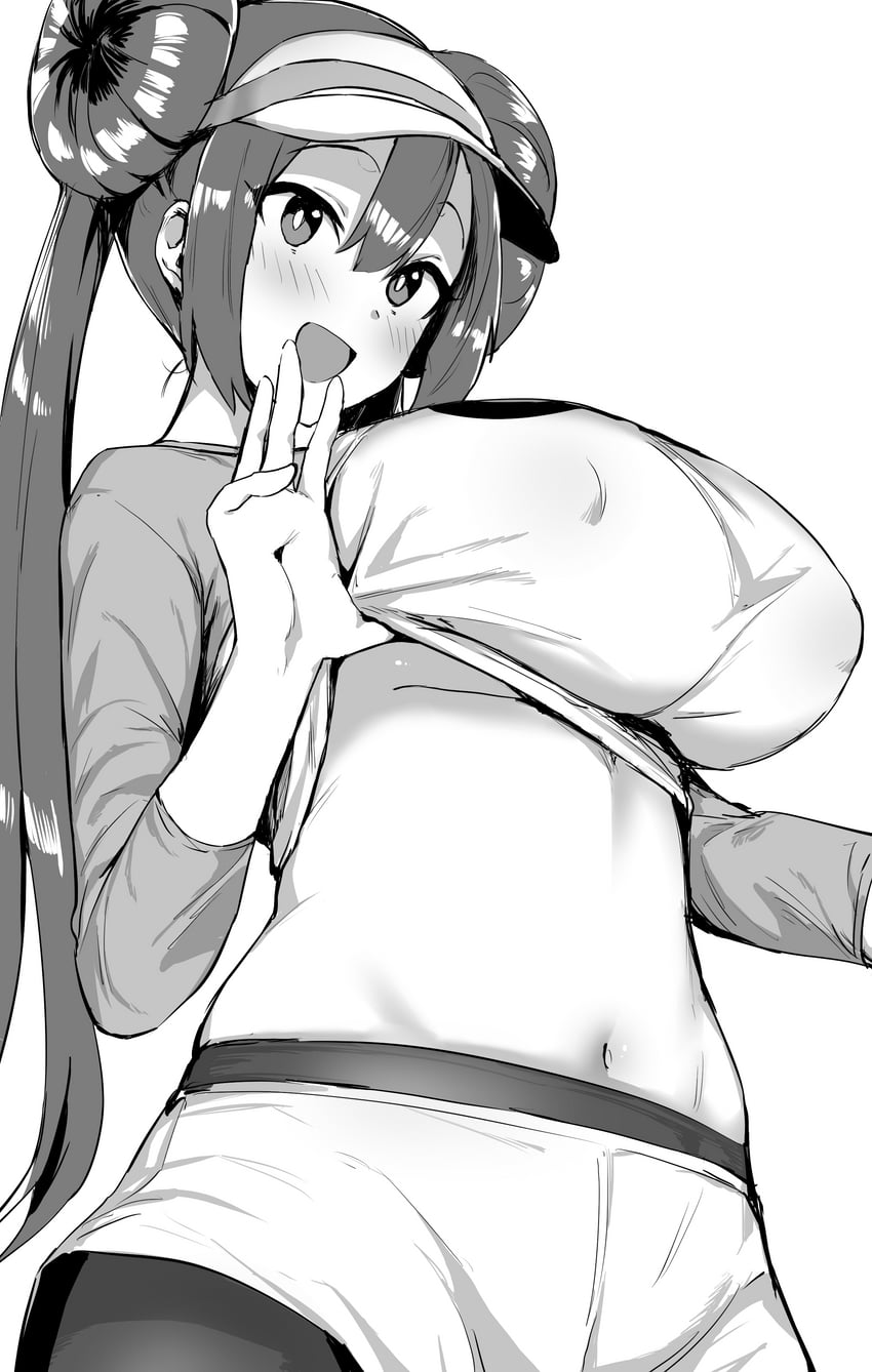 rosa (pokemon and 1 more) drawn by hotate-chan