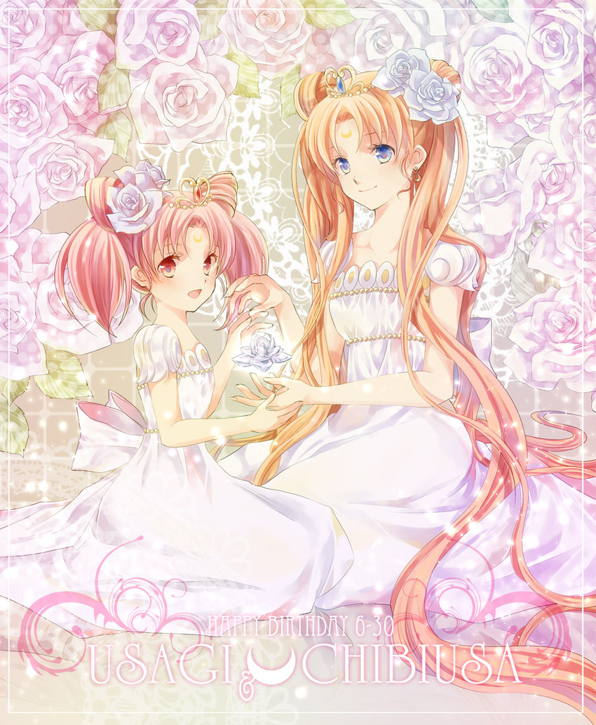 tsukino usagi, chibi usa, princess serenity, and small lady serenity (bishoujo senshi sailor moon) drawn by iroha_(shiki)