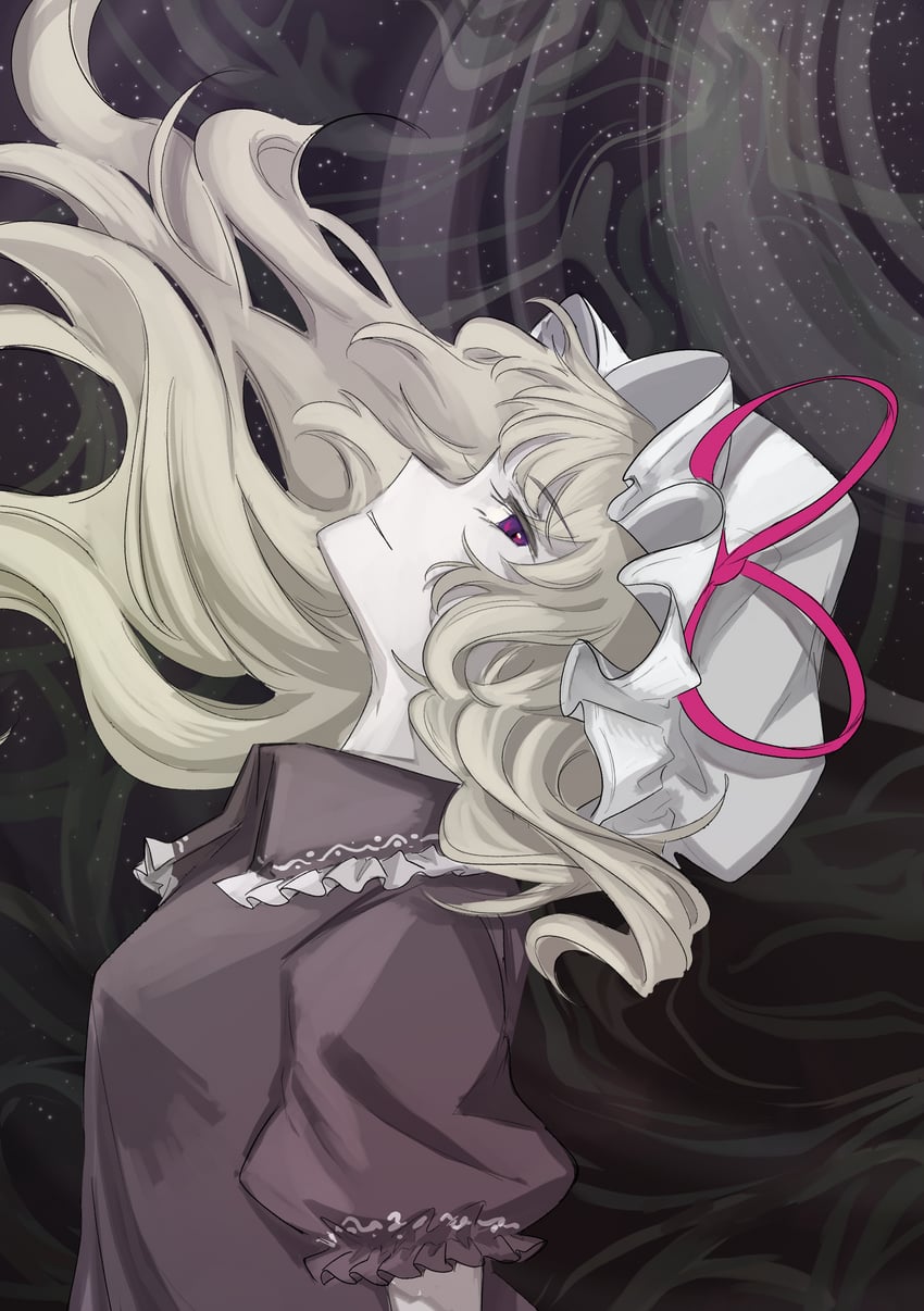 yakumo yukari and maribel hearn (touhou and 1 more) drawn by uzumibi